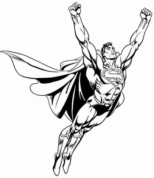 Dibujo para colorear: Superman (Superhéroes) #83718 - Dibujos para Colorear e Imprimir Gratis