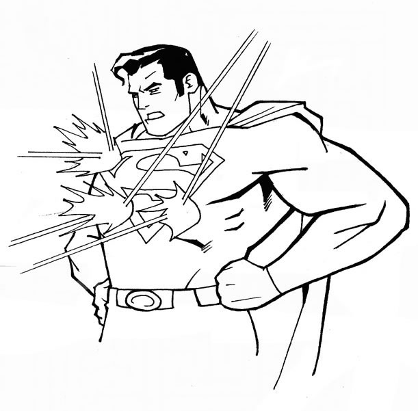 Dibujo para colorear: Superman (Superhéroes) #83742 - Dibujos para Colorear e Imprimir Gratis