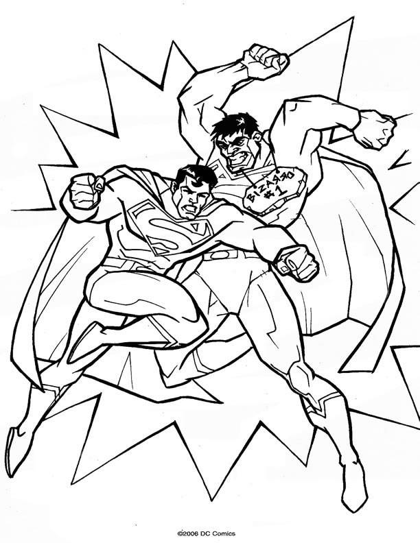Dibujo para colorear: Superman (Superhéroes) #83752 - Dibujos para Colorear e Imprimir Gratis