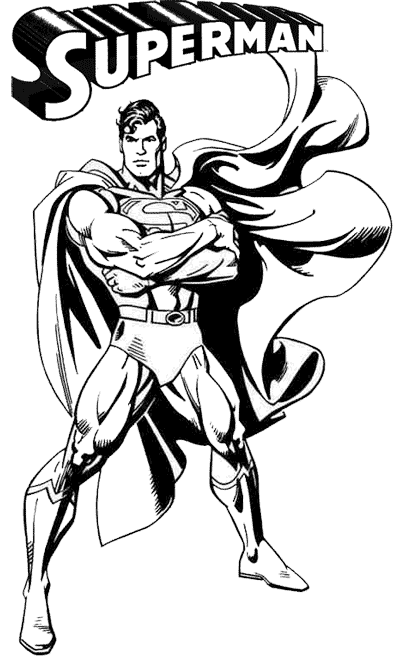 Dibujo para colorear: Superman (Superhéroes) #83781 - Dibujos para Colorear e Imprimir Gratis