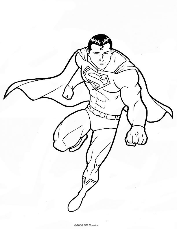 Dibujo para colorear: Superman (Superhéroes) #83833 - Dibujos para Colorear e Imprimir Gratis