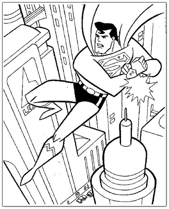 Dibujo para colorear: Superman (Superhéroes) #83894 - Dibujos para Colorear e Imprimir Gratis