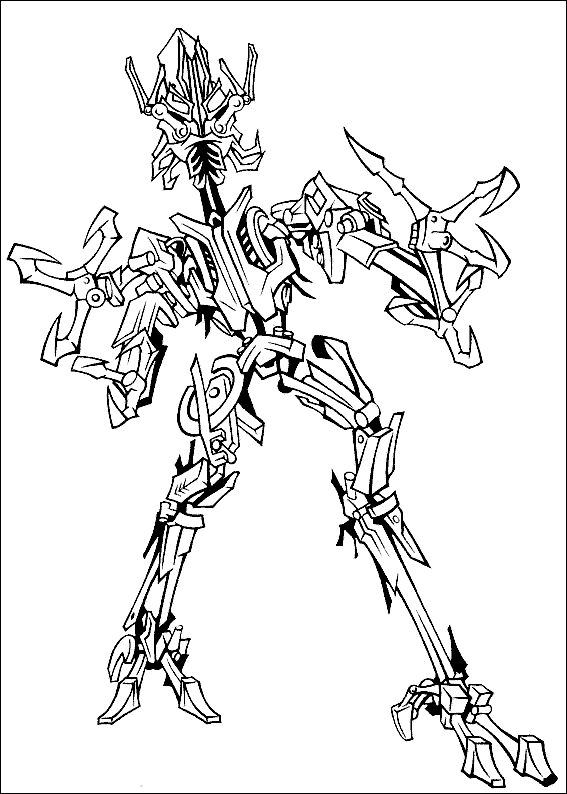 Dibujo para colorear: Transformers (Superhéroes) #75089 - Dibujos para Colorear e Imprimir Gratis