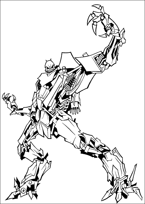 Dibujo para colorear: Transformers (Superhéroes) #75120 - Dibujos para Colorear e Imprimir Gratis