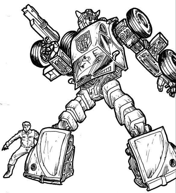 Dibujo para colorear: Transformers (Superhéroes) #75131 - Dibujos para Colorear e Imprimir Gratis