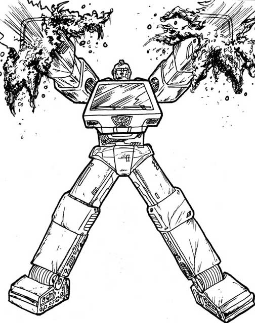 Dibujo para colorear: Transformers (Superhéroes) #75151 - Dibujos para Colorear e Imprimir Gratis