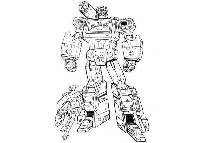 Dibujo para colorear: Transformers (Superhéroes) #75152 - Dibujos para Colorear e Imprimir Gratis