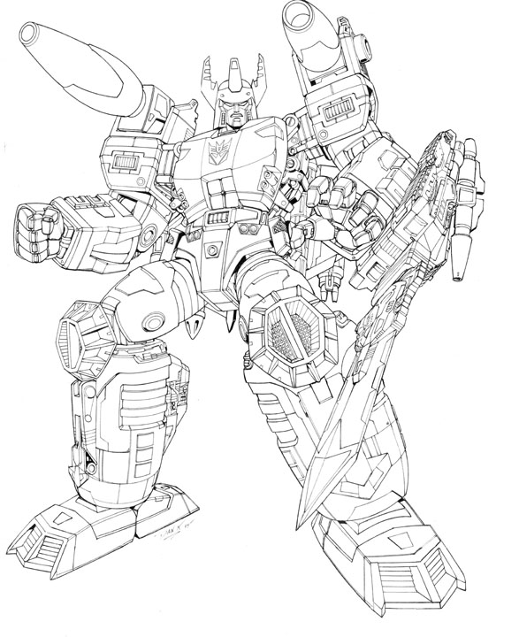 Dibujo para colorear: Transformers (Superhéroes) #75165 - Dibujos para Colorear e Imprimir Gratis
