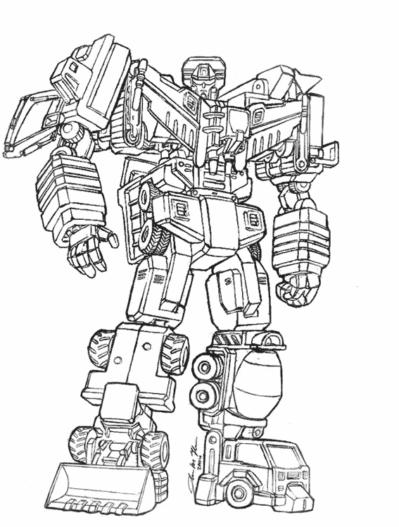 Dibujo para colorear: Transformers (Superhéroes) #75167 - Dibujos para Colorear e Imprimir Gratis