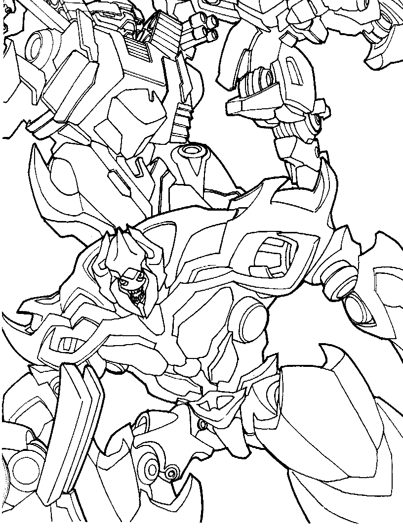 Dibujo para colorear: Transformers (Superhéroes) #75171 - Dibujos para Colorear e Imprimir Gratis