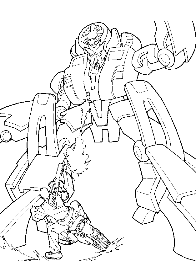 Dibujo para colorear: Transformers (Superhéroes) #75174 - Dibujos para Colorear e Imprimir Gratis