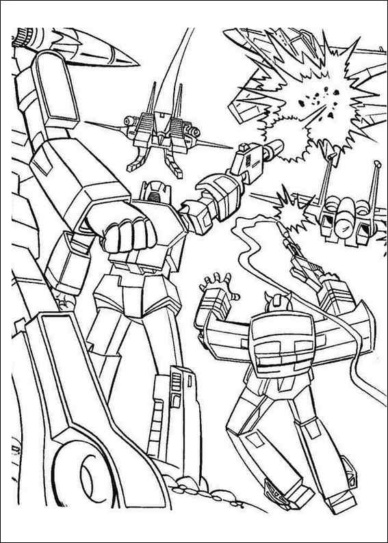 Dibujo para colorear: Transformers (Superhéroes) #75182 - Dibujos para Colorear e Imprimir Gratis