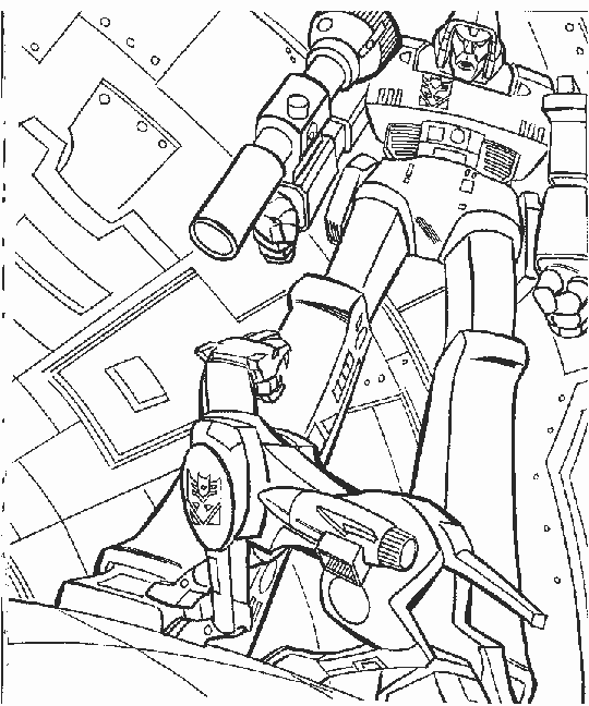 Dibujo para colorear: Transformers (Superhéroes) #75199 - Dibujos para Colorear e Imprimir Gratis