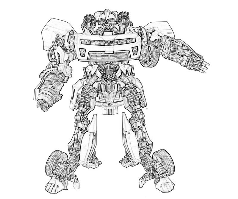 Dibujo para colorear: Transformers (Superhéroes) #75203 - Dibujos para Colorear e Imprimir Gratis