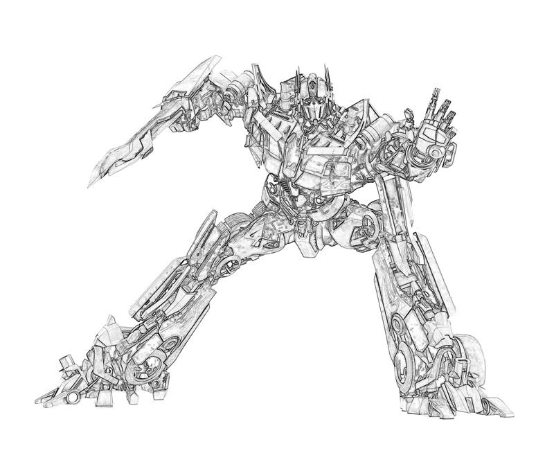 Dibujo para colorear: Transformers (Superhéroes) #75221 - Dibujos para Colorear e Imprimir Gratis