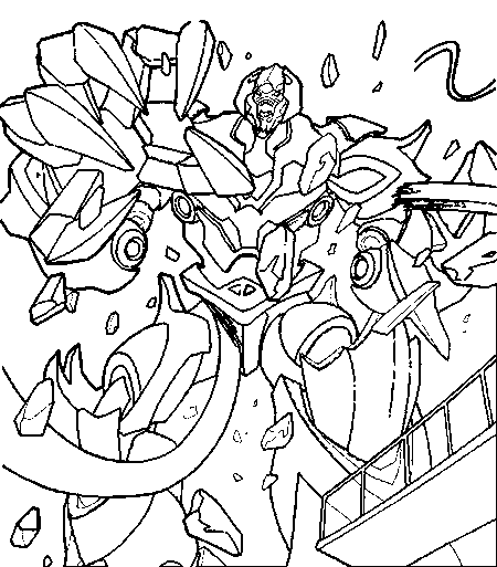 Dibujo para colorear: Transformers (Superhéroes) #75223 - Dibujos para Colorear e Imprimir Gratis