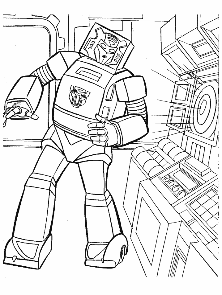 Dibujo para colorear: Transformers (Superhéroes) #75229 - Dibujos para Colorear e Imprimir Gratis