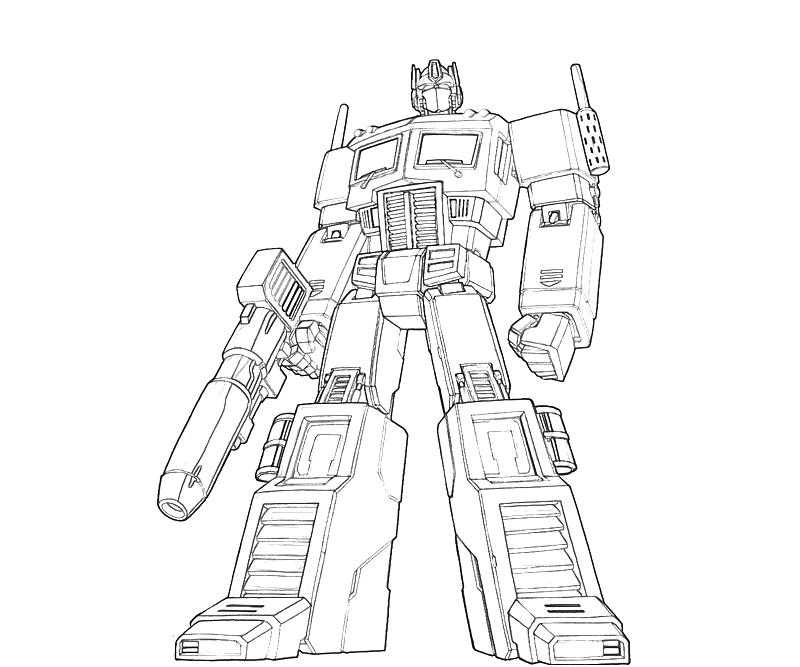 Dibujo para colorear: Transformers (Superhéroes) #75235 - Dibujos para Colorear e Imprimir Gratis