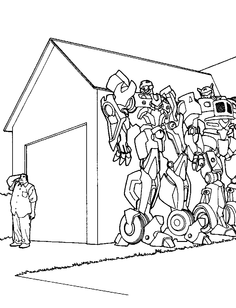 Dibujo para colorear: Transformers (Superhéroes) #75248 - Dibujos para Colorear e Imprimir Gratis