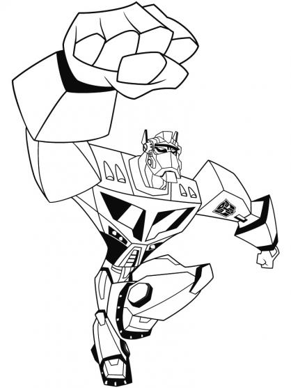 Dibujo para colorear: Transformers (Superhéroes) #75249 - Dibujos para Colorear e Imprimir Gratis