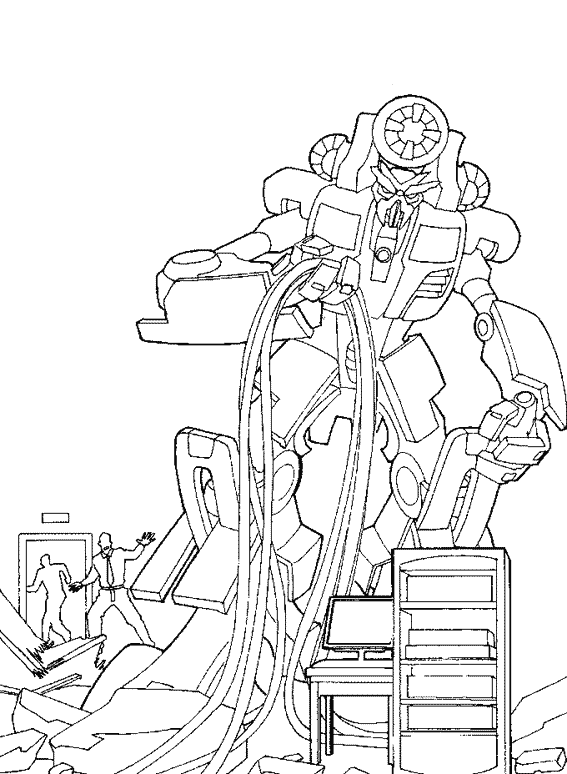 Dibujo para colorear: Transformers (Superhéroes) #75251 - Dibujos para Colorear e Imprimir Gratis