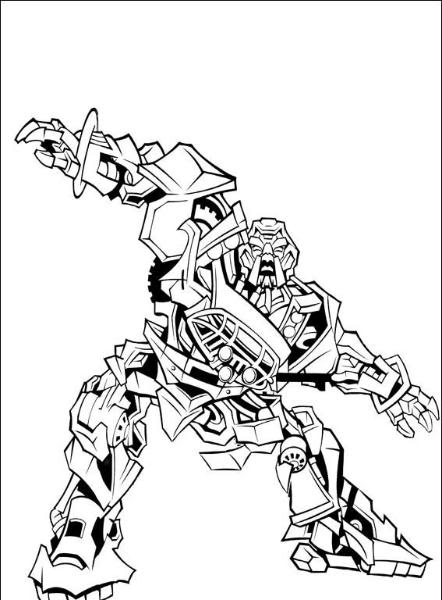 Dibujo para colorear: Transformers (Superhéroes) #75253 - Dibujos para Colorear e Imprimir Gratis