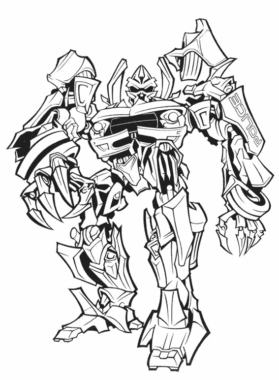 Dibujo para colorear: Transformers (Superhéroes) #75255 - Dibujos para Colorear e Imprimir Gratis