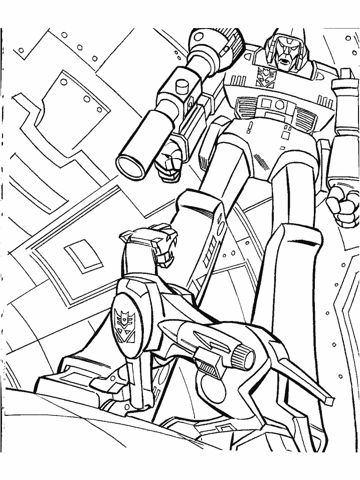 Dibujo para colorear: Transformers (Superhéroes) #75256 - Dibujos para Colorear e Imprimir Gratis