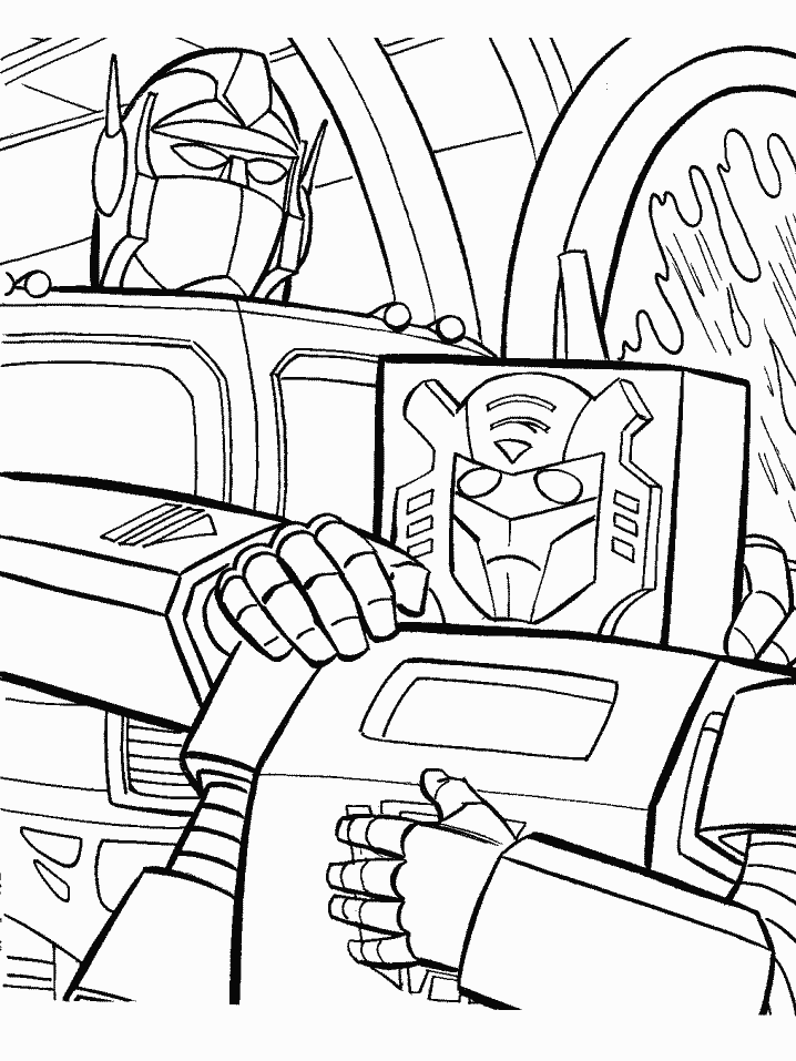 Dibujo para colorear: Transformers (Superhéroes) #75266 - Dibujos para Colorear e Imprimir Gratis