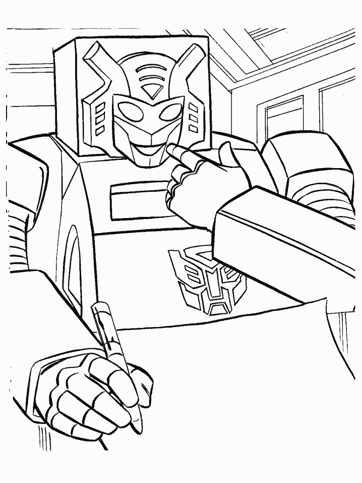 Dibujo para colorear: Transformers (Superhéroes) #75270 - Dibujos para Colorear e Imprimir Gratis