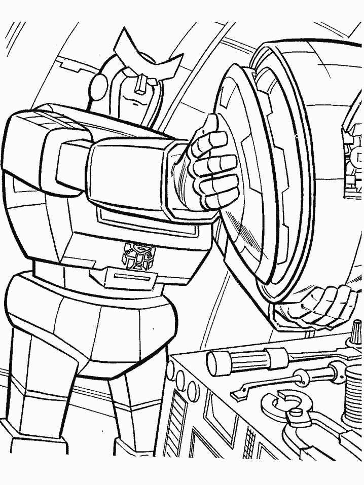 Dibujo para colorear: Transformers (Superhéroes) #75292 - Dibujos para Colorear e Imprimir Gratis