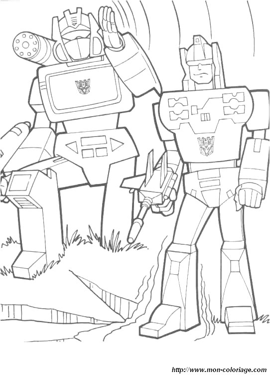 Dibujo para colorear: Transformers (Superhéroes) #75314 - Dibujos para Colorear e Imprimir Gratis