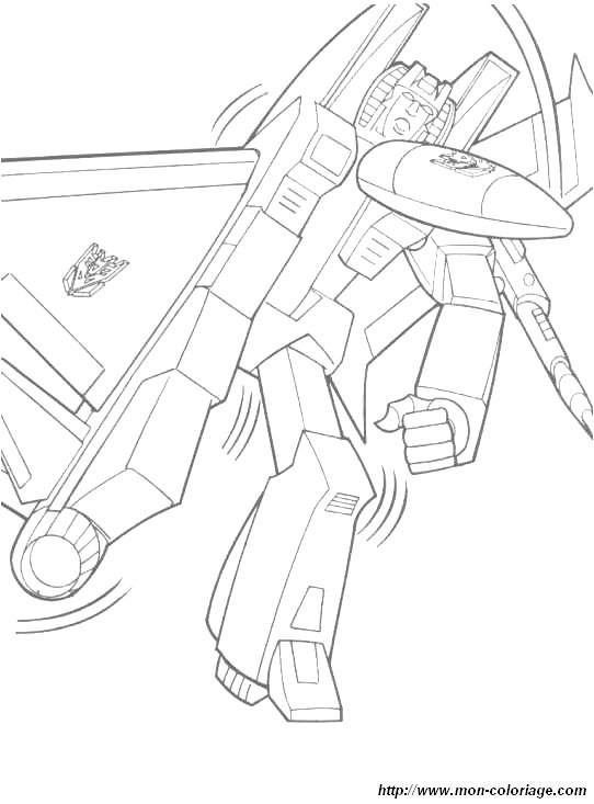 Dibujo para colorear: Transformers (Superhéroes) #75345 - Dibujos para Colorear e Imprimir Gratis