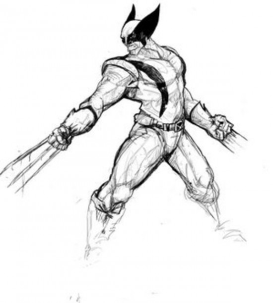 Dibujo para colorear: Wolverine (Superhéroes) #74858 - Dibujos para Colorear e Imprimir Gratis