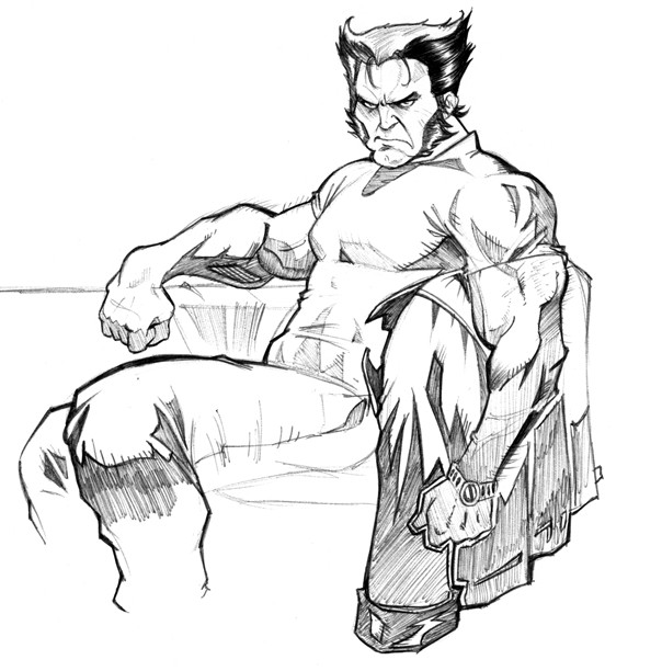 Dibujo para colorear: Wolverine (Superhéroes) #74869 - Dibujos para Colorear e Imprimir Gratis