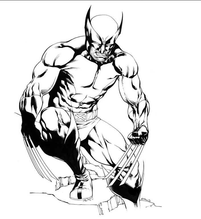 Dibujo para colorear: Wolverine (Superhéroes) #74870 - Dibujos para Colorear e Imprimir Gratis