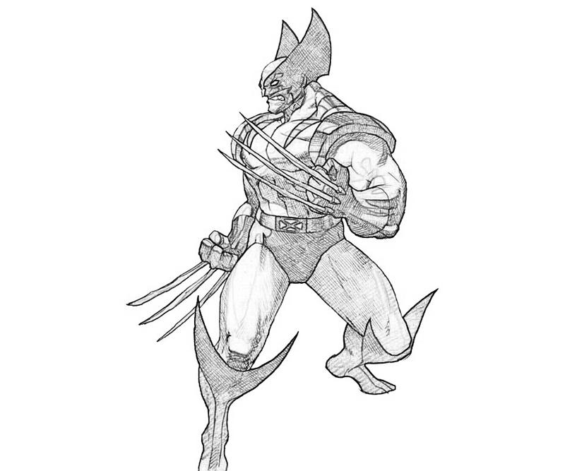 Dibujo para colorear: Wolverine (Superhéroes) #74872 - Dibujos para Colorear e Imprimir Gratis