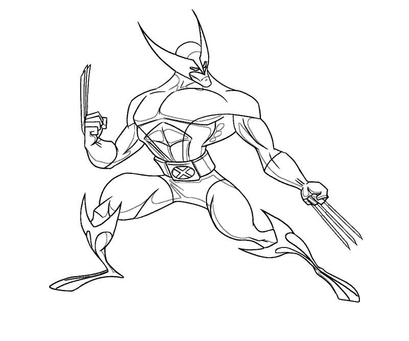 Dibujo para colorear: Wolverine (Superhéroes) #74877 - Dibujos para Colorear e Imprimir Gratis