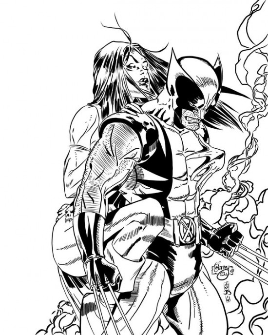 Dibujo para colorear: Wolverine (Superhéroes) #74887 - Dibujos para Colorear e Imprimir Gratis