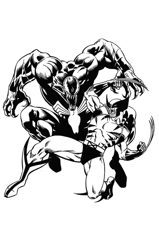 Dibujo para colorear: Wolverine (Superhéroes) #74890 - Dibujos para Colorear e Imprimir Gratis