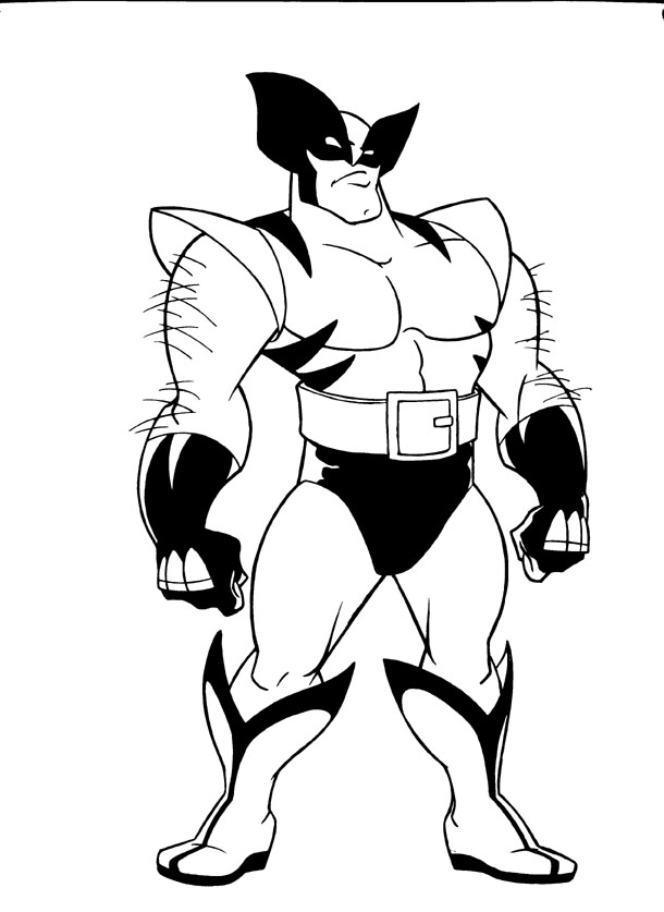 Dibujo para colorear: Wolverine (Superhéroes) #74896 - Dibujos para Colorear e Imprimir Gratis