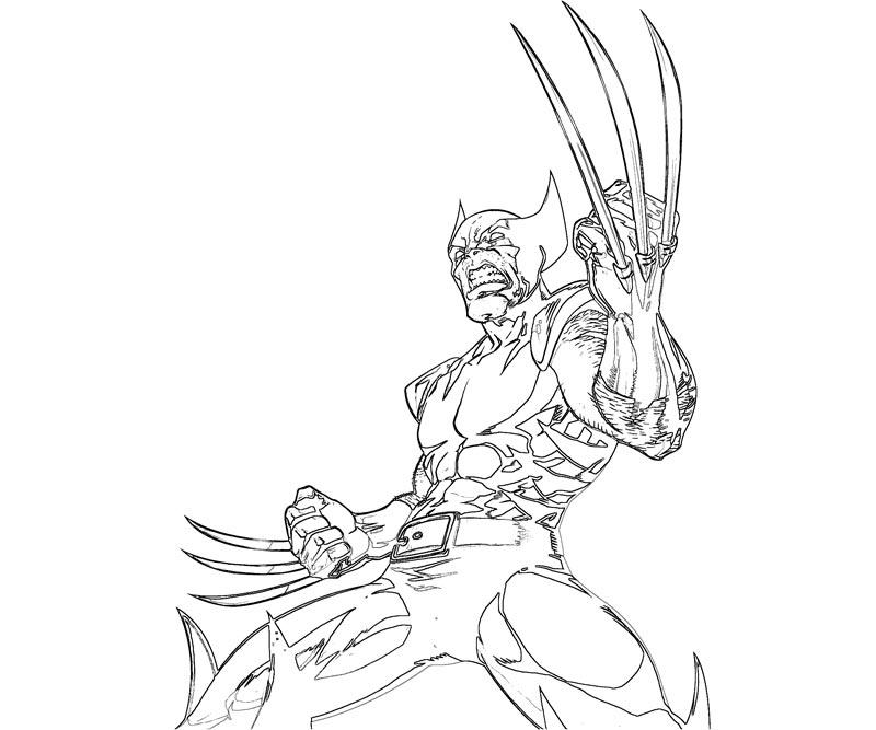 Dibujo para colorear: Wolverine (Superhéroes) #74905 - Dibujos para Colorear e Imprimir Gratis