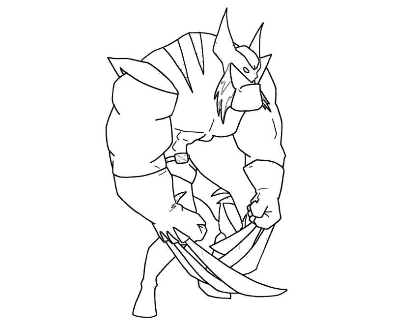 Dibujo para colorear: Wolverine (Superhéroes) #74909 - Dibujos para Colorear e Imprimir Gratis