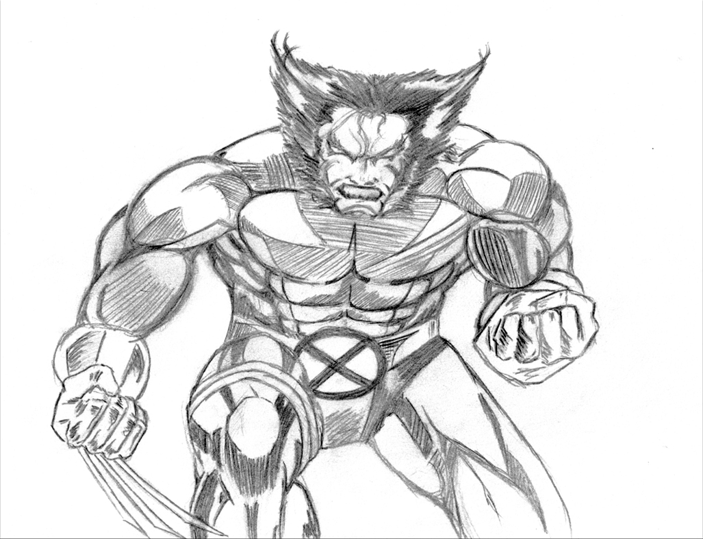 Dibujo para colorear: Wolverine (Superhéroes) #74961 - Dibujos para Colorear e Imprimir Gratis