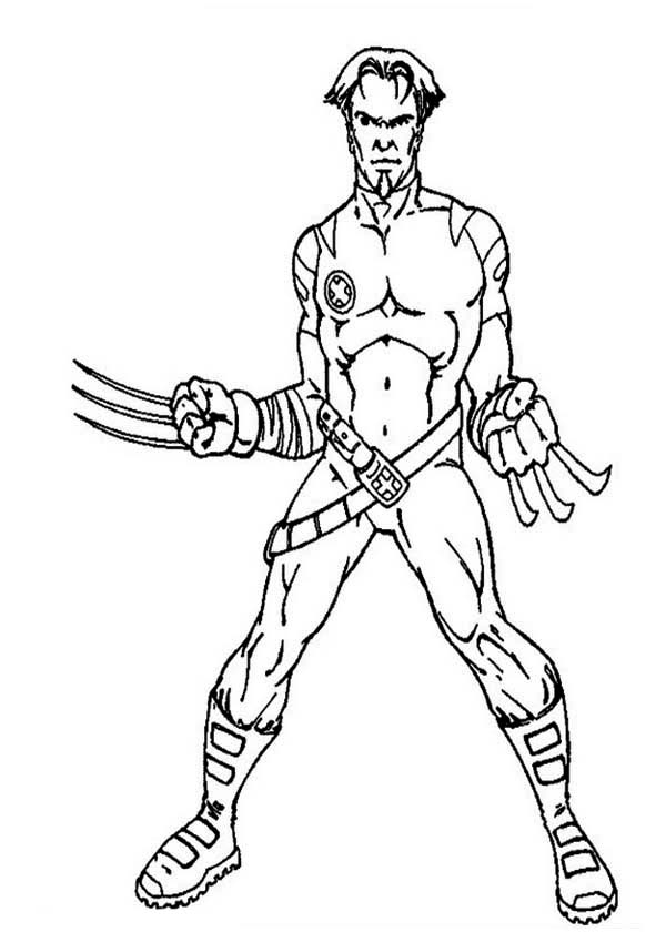 Dibujo para colorear: Wolverine (Superhéroes) #74962 - Dibujos para Colorear e Imprimir Gratis