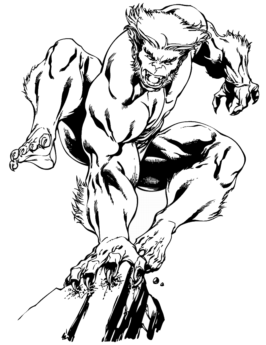 Dibujo para colorear: Wolverine (Superhéroes) #74973 - Dibujos para Colorear e Imprimir Gratis