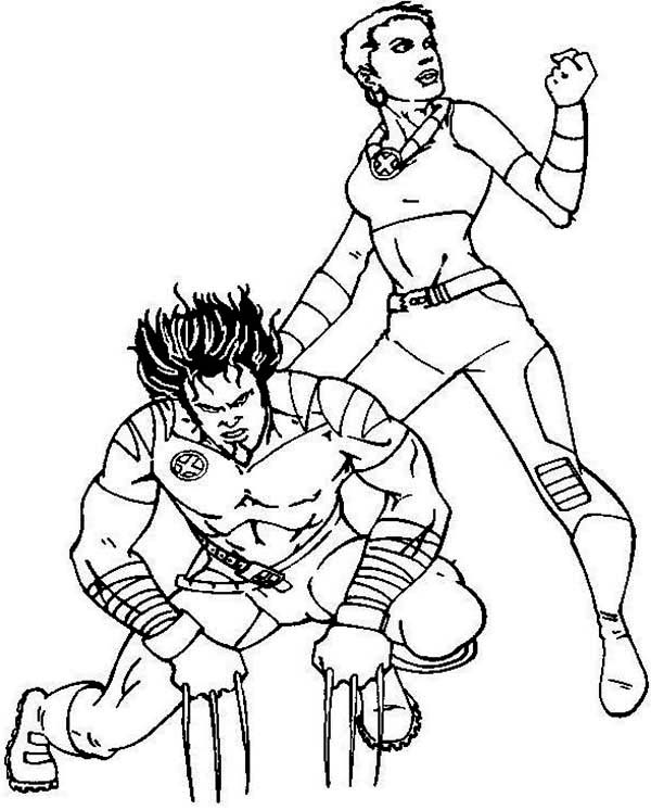 Dibujo para colorear: Wolverine (Superhéroes) #75008 - Dibujos para Colorear e Imprimir Gratis