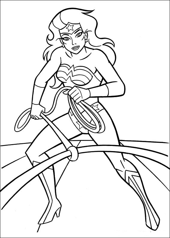 Dibujos de Wonder Woman #74547 (Superhéroes) para colorear – Páginas  imprimibles gratis