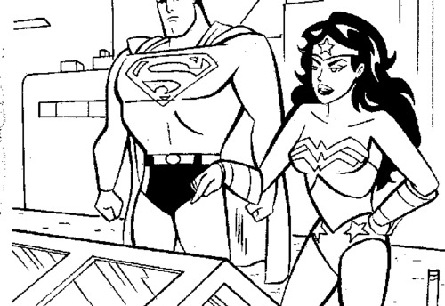 Dibujo para colorear: Wonder Woman (Superhéroes) #74717 - Dibujos para Colorear e Imprimir Gratis