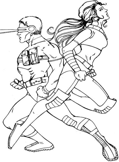 Dibujo para colorear: X-Men (Superhéroes) #74384 - Dibujos para Colorear e Imprimir Gratis